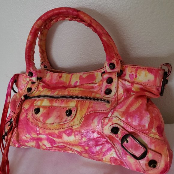 pink and orange balenciaga